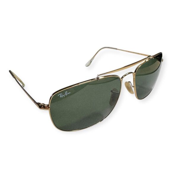 Ray-Ban RB3560 Aviator Sunglasses The Colonel Gold Pilot Vintage Shades Retro